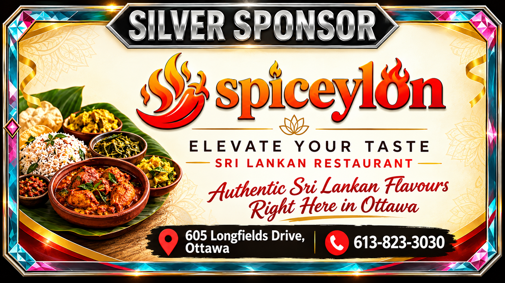 Spiceylon Silver Sponsor Banner